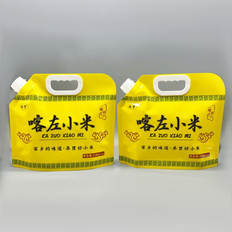 喀左小米袋帶提手